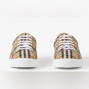 Burberry check sneakers